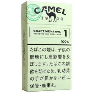 骆驼1mg薄荷加长/キャメル クラフト メンソール 1 100’Sボックス