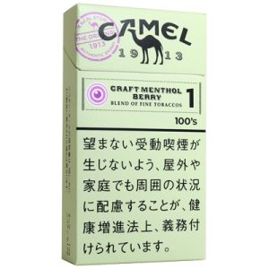 骆驼莓果1mg加长/キャメル クラフト メンソール ベリーカプセル 1 100’Sボックス