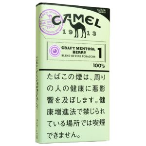 骆驼莓果1mg细支/キャメル クラフト メンソール ベリーカプセル 1 100’S スリム