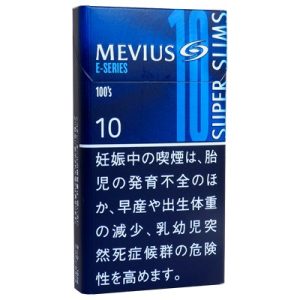 柔和七星梅比乌斯E系列10mg超细/メビウス イーシリーズ 10 100’S スリム
