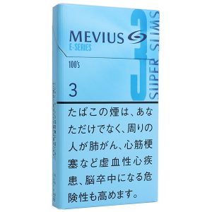 柔和七星梅比乌斯E系列3mg超细/メビウス イーシリーズ 3 100’S スリム