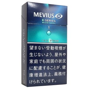 柔和七星梅比乌斯E系列冰薄荷1mg/メビウス イーシリーズ アイスストーム ワン 100‘S