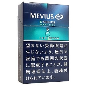 柔和七星梅比乌斯E系列冰薄荷5mg/メビウス イーシリーズ アイスストーム5MG