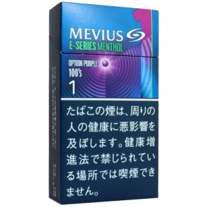 柔和七星梅比乌斯E系列1mg蓝莓/メビウス イーシリーズ メンソール オプション パープル ワン 100’S
