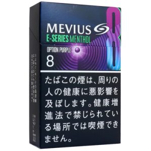 柔和七星梅比乌斯E系列8mg蓝莓/メビウス イーシリーズ メンソール オプション パープル 8