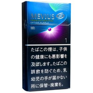 柔和七星梅比乌斯蓝莓1mg/メビウス プレミアムメンソール オプション パープル ワン100’S